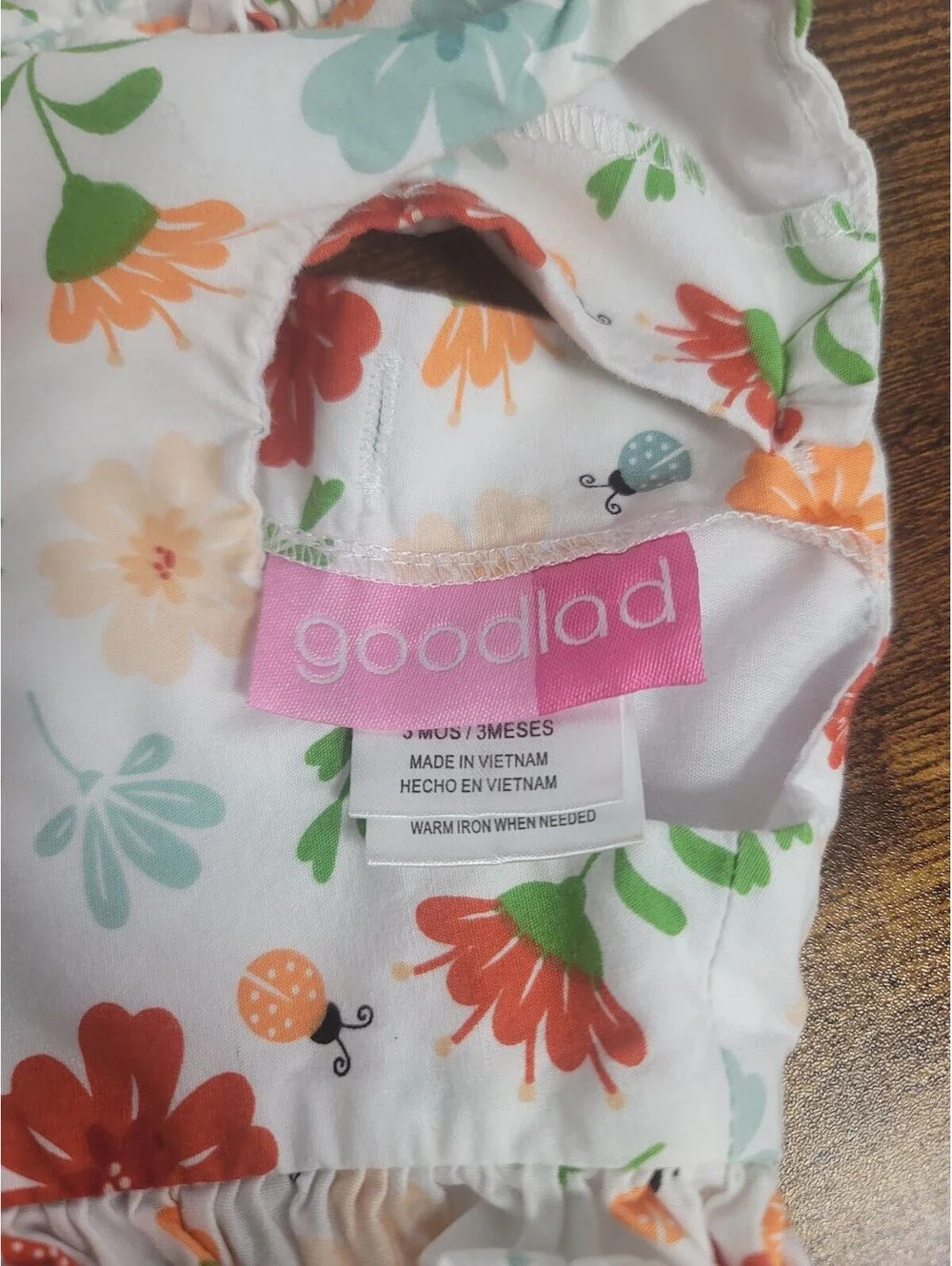 Goodlad Baby Floral Romper 3 Months